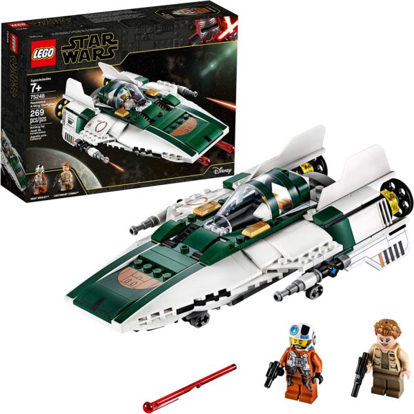 LEGO Star Wars: The Rise of Skywalker Resistance A Wing Starfighter