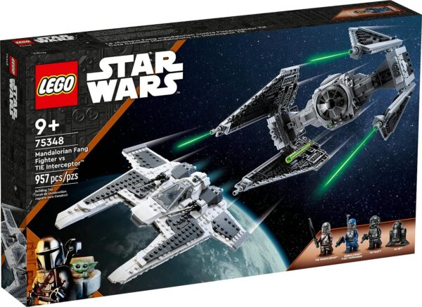 LEGO Star Wars Mandalorian Fang Fighter vs. TIE Interceptor