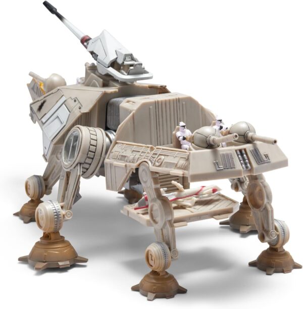 STAR WARS Micro Galaxy Squadron at-TE - 9-inch Six-Legged Vehicle with 2.5-Inch Speeder and Five 1-Inch Micro Figure Accessories