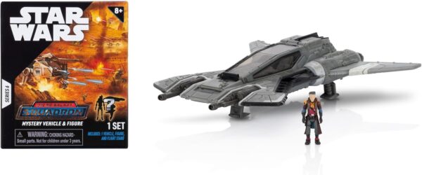 Star Wars Micro Galaxy Squadron Pirate Snub Fighter Mystery Bundle - 5-Inch and 2.5-Inch Vehicles with Accessories