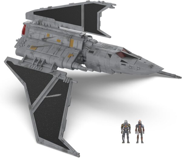 STAR WARS Micro Galaxy Squadron Havoc Marauder (Rescue Mission) - 7-Inch Vehicle with Battle Damage and Two 1-Inch Micro Figure Accessories