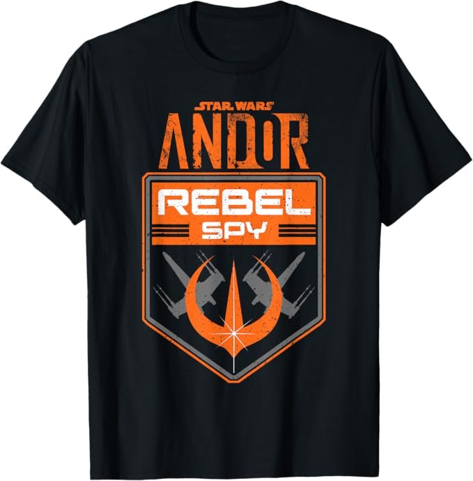 Star Wars Andor Rebel Spy Grunge Emblem Distressed Poster T-Shirt